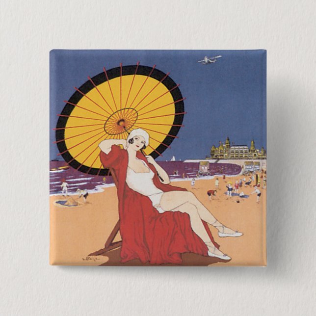 Ostende - Belgique 15 Cm Square Badge (Front)