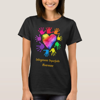 Osteogenesis Imperfecta Awareness Hands T-Shirt