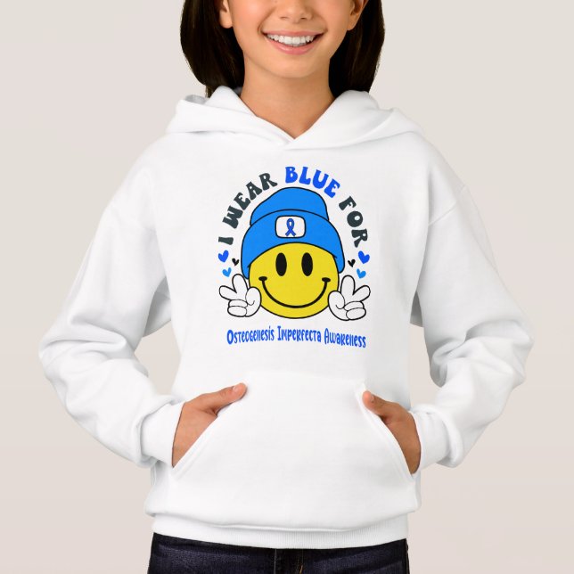 Osteogenesis Imperfecta Awareness Ribbon Support  (Front)