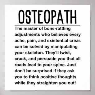 Osteopath poster