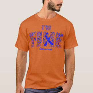 Osteoporosis Awareness Fine Ribbons In This Family T-Shirt