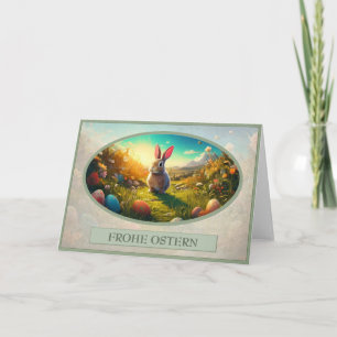 Osterhase im Frühlingszauber Card