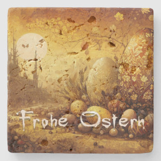 Osterhoffnung in einer apokalyptischen Welt Stone Coaster