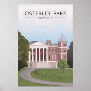 Osterley Park London Travel Poster