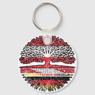 Österreich Österreichisch Deutsch Deutschland Baum Key Ring
