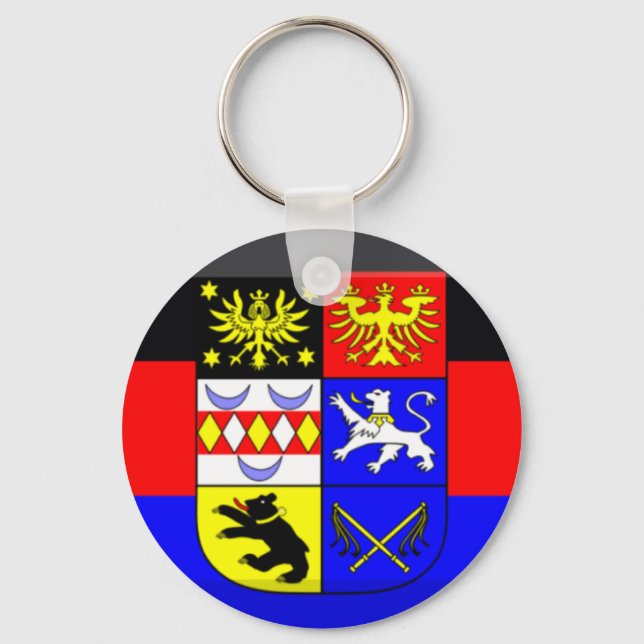 Ostfriesland Flag Gem Key Ring (Front)