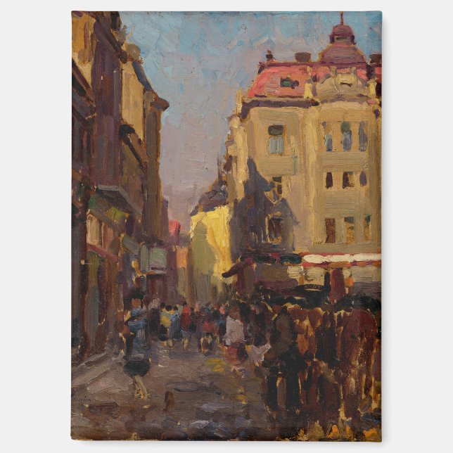 Ostrava by Jozef Teodor Mousson  Magnet (Front)