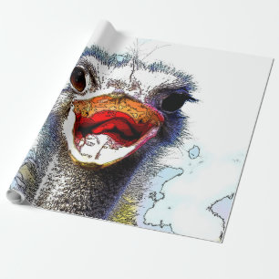 Ostrich20150701 Wrapping Paper