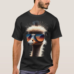 Ostrich Bird Emu Ratite I Love Ostriches Allegedly T-Shirt