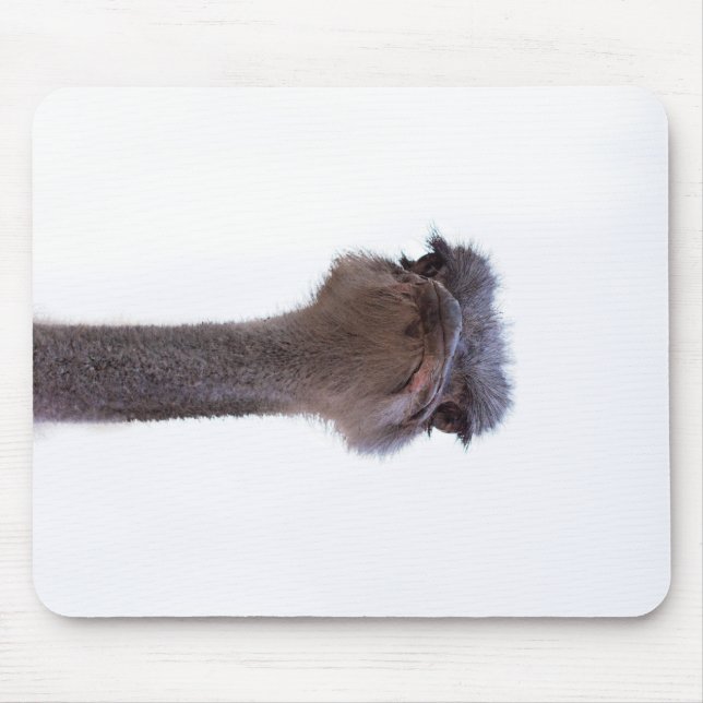 Ostrich Bird Mouse Pad (Front)