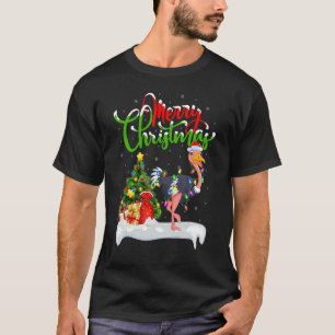 Ostrich Bird   Xmas Decorations Santa Ostrich Chri T-Shirt