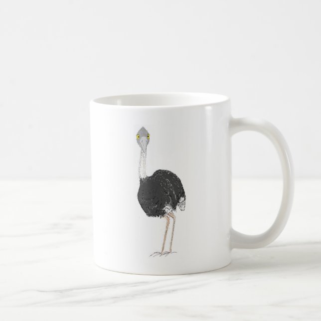 Ostrich Coffee Mug (Right)