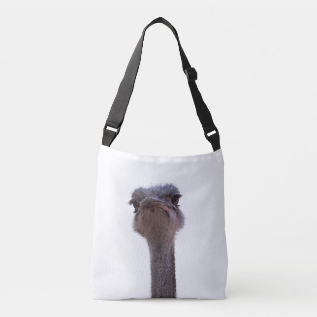 ostrich crossbody bag (Front)