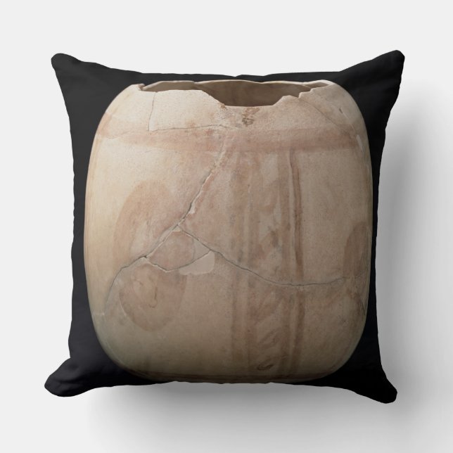 Ostrich egg cut in the form of a vase from Puig de Cushion (Front)