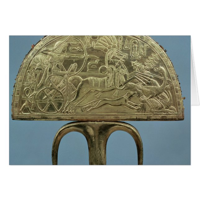 Ostrich-feather fan from the Tomb of (Front Horizontal)