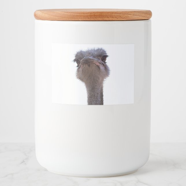ostrich food label (Front)