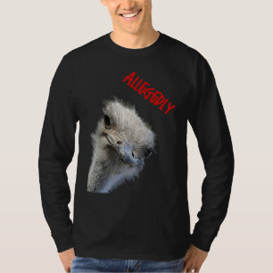 Ostrich Funny Bird Face With Goofy Expression Alle T-Shirt