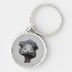 Ostrich head key ring