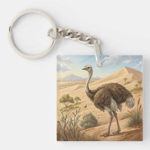 ostrich key ring