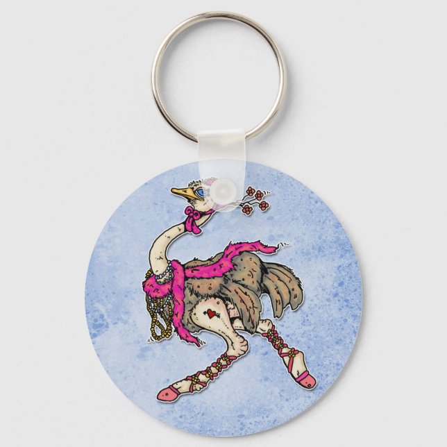 ostrich key ring (Front)