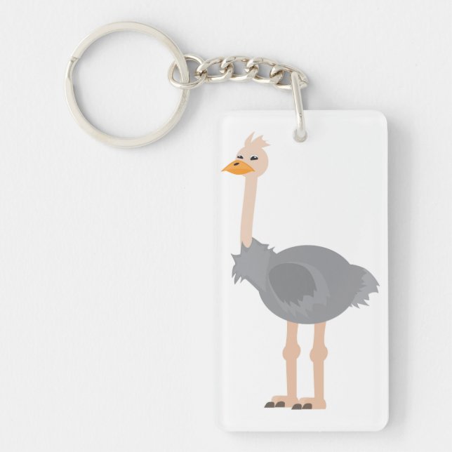 Ostrich Key Ring (Front)