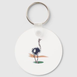 ostrich key ring
