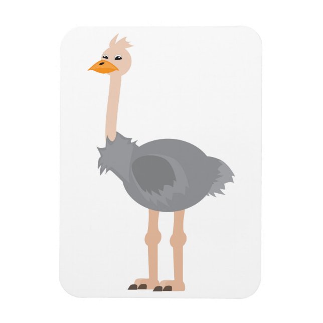 Ostrich Magnet (Vertical)