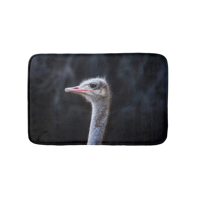 Ostrich Photography Bath Mat (Front)