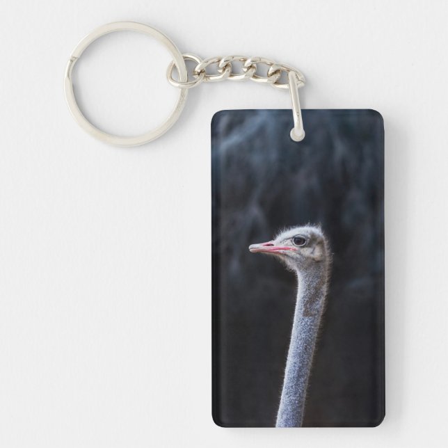 Ostrich Photography Key Ring (Front)