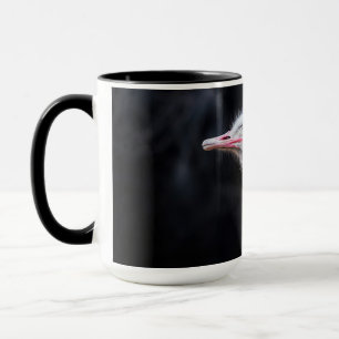 ostrich portrait mug