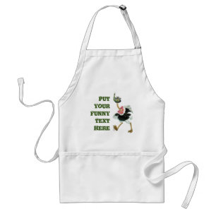 Ostrich Race in the Swamp Standard Apron