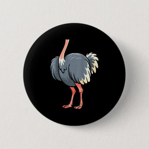 Ostrich Shirt Adult Men Women Kids Body Ostrich Co 6 Cm Round Badge