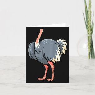 Ostrich Shirt Adult Men Women Kids Body Ostrich Co Card