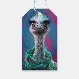 Ostrich themed  gift tags