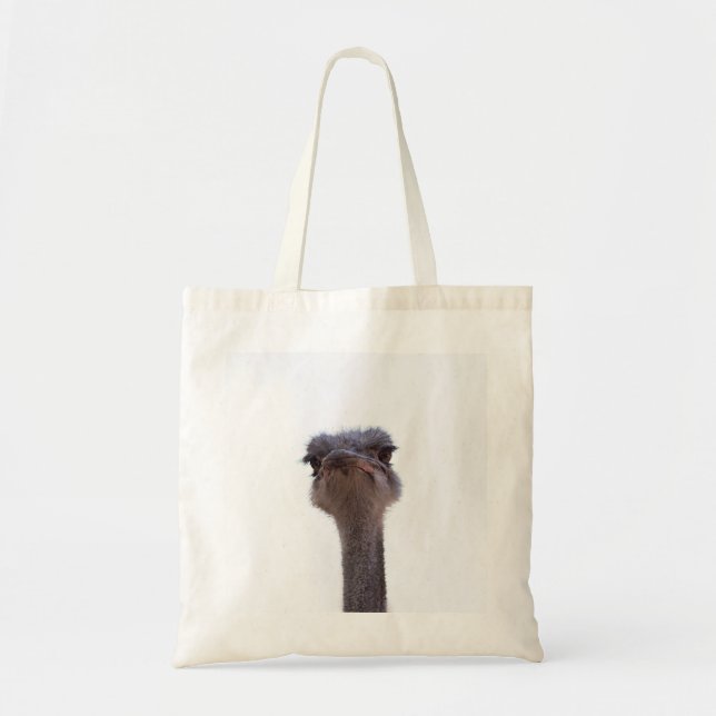 ostrich tote bag (Front)