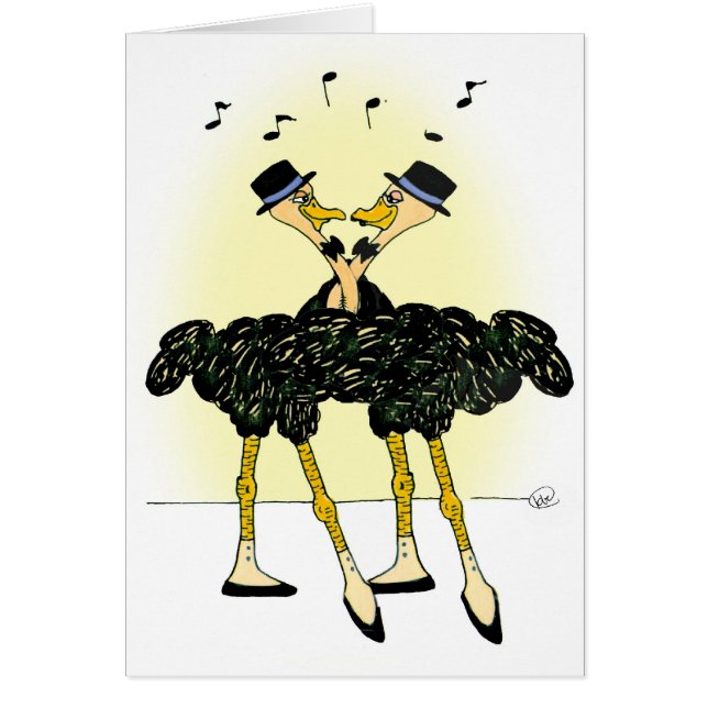 Ostrich Wedding (Front)