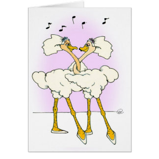 Ostrich Wedding