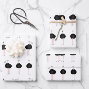 Ostriches Wrapping Paper Sheets