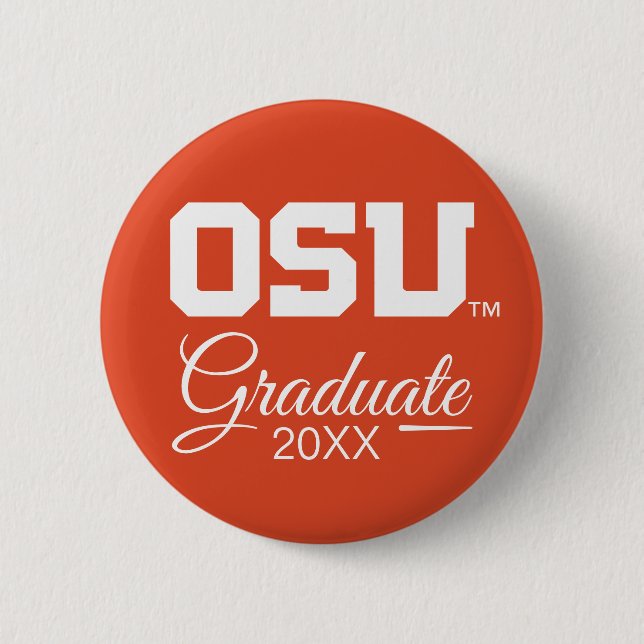 OSU 6 CM ROUND BADGE (Front)