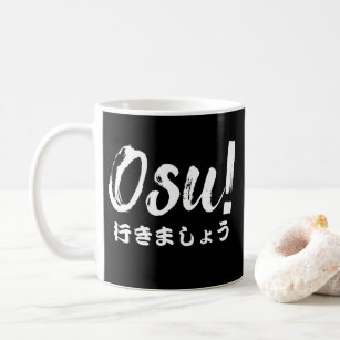 Osu! Let's Go Black Custom Coffee Mug