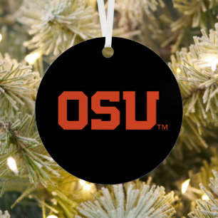 OSU METAL TREE DECORATION