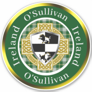 O'Sullivan Irish Shield/Celtic Cross Personalised