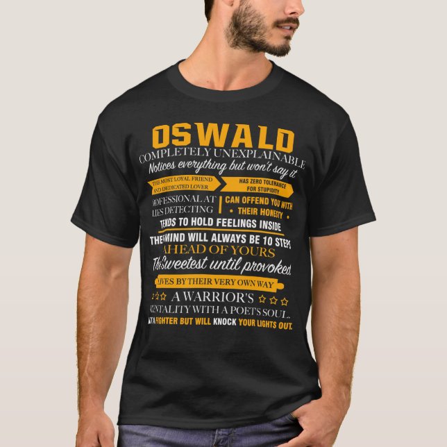 OSWALD completely unexplainable T-Shirt (Front)