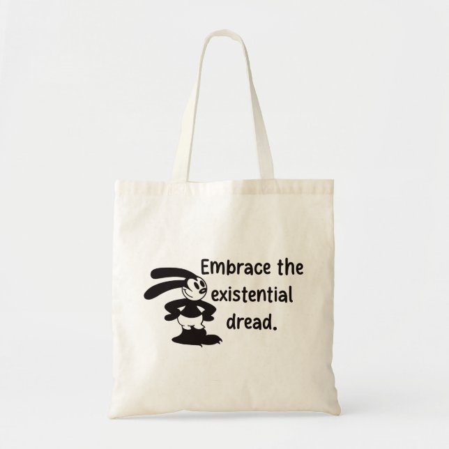 Oswald Has Dread: Existential Crisis Tote Bag (Front)