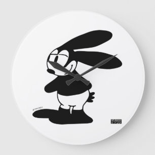 Oswald - Peaceful (All Wet, 1927) Large Clock