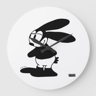 Oswald - Peaceful (All Wet, 1927) Large Clock