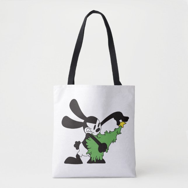 Oswald The Lucky Rabbit Christmas Tree Tote Bag (Front)