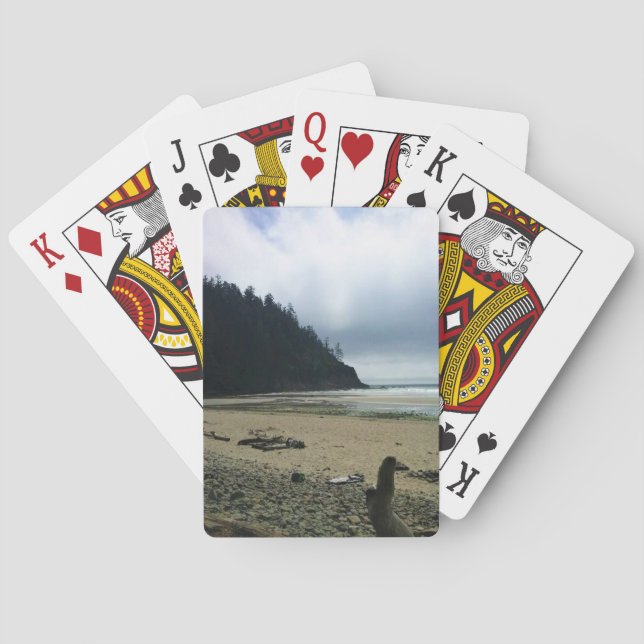 Oswald West State Park, Oregon Coast Playing Cards (Back)