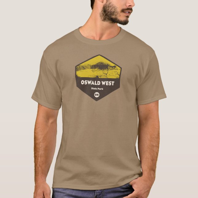 Oswald West State Park Oregon T-Shirt (Front)