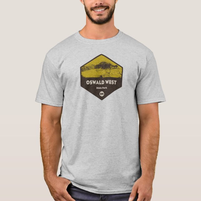 Oswald West State Park Oregon T-Shirt (Front)